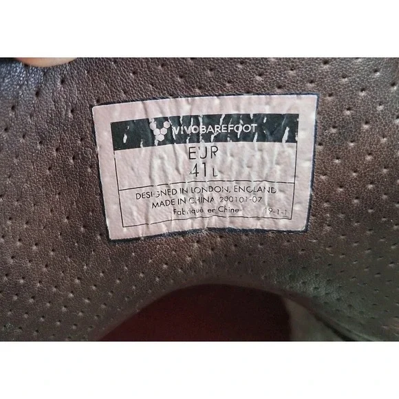 Vivobarefoot Boots Womens EU 41 US 10 Brown Leather Barefoot Thermal Chukka - Picture 12 of 15